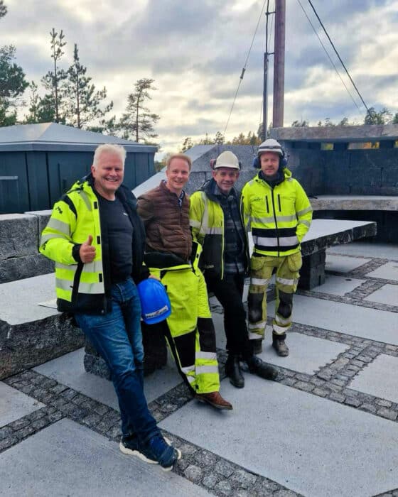 Leif Einar Lothe (Lothepus), Petter Pilgaard, Torger Lingelem, Morten Wilke Berntsen hos Rocks of Norway
